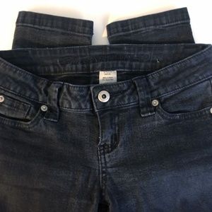 BLUE ASPHALT Skinny Jeans Sz 0 Short Black Strech